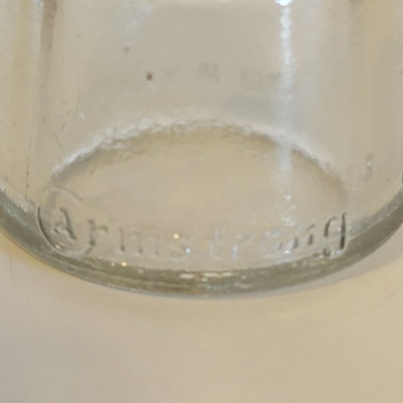 Vintage 3.5" Clear Glass Armstrong 21 55 Insulator Made in USA - Picture 4 of 9